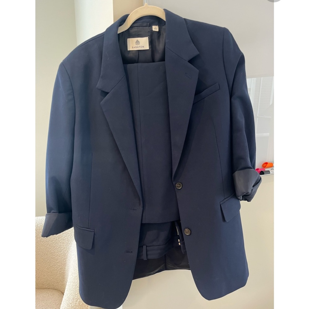 Babaton Navy Blazer and Pants